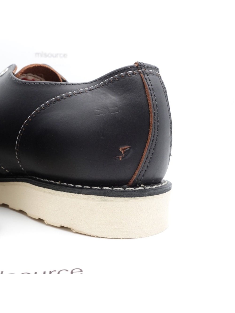 NEW Size 11 D Men's Red Wing Shop Moc Oxford Shoes 8090 Black Made in USA - Picture 6 of 10